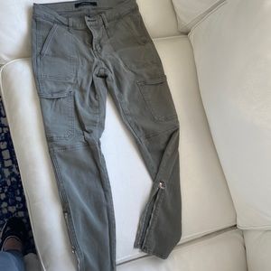 Women’s J Brand Utility Pants Size 26 with Ankle Zippers